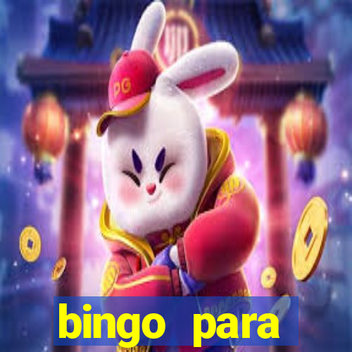 bingo para despedida de solteira para imprimir